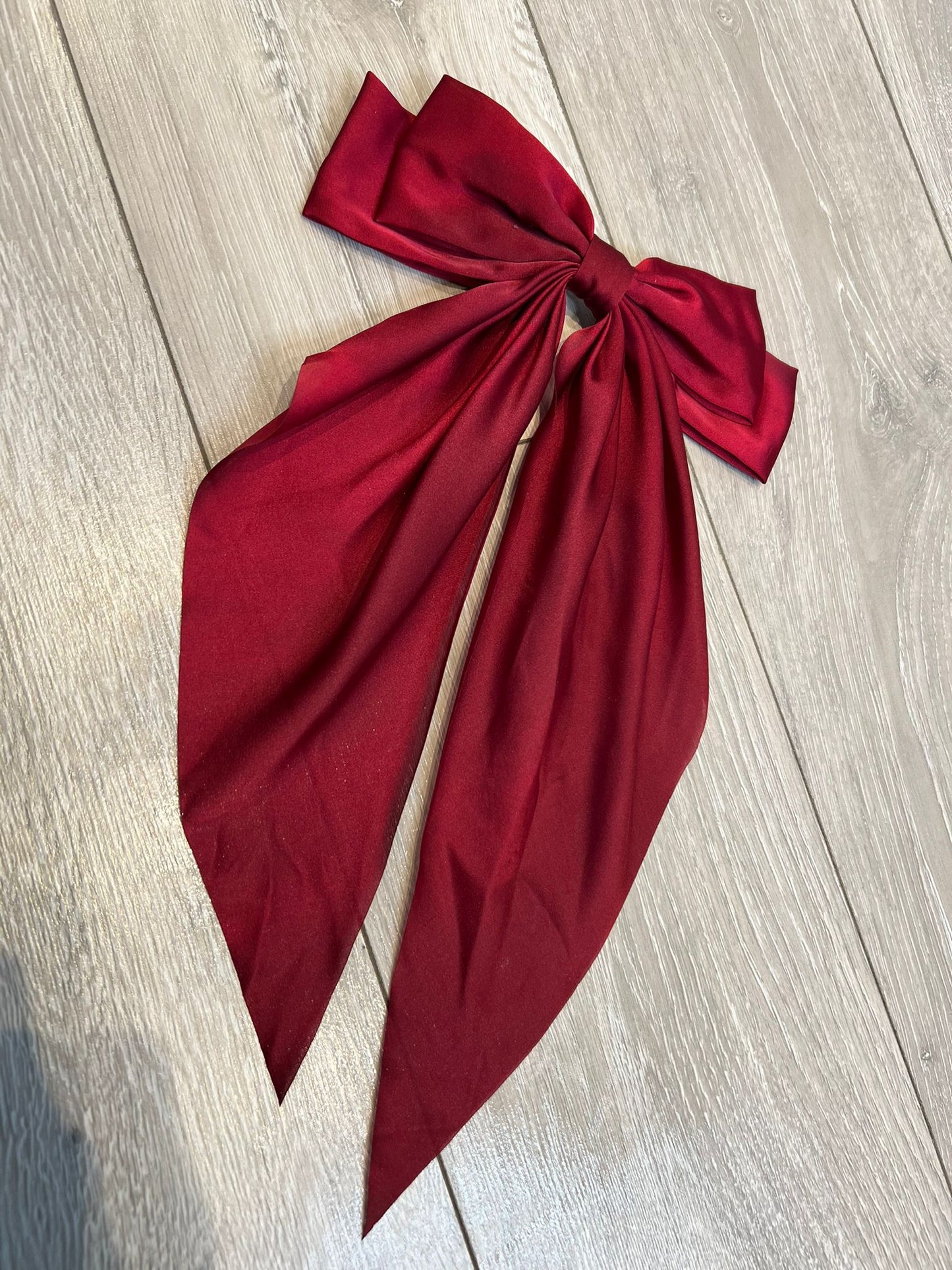 Valentines Red Hair Bow