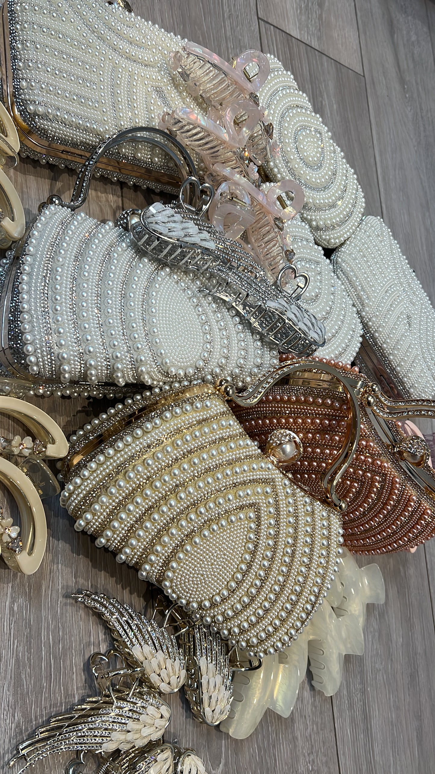 Pearly sparkly bag