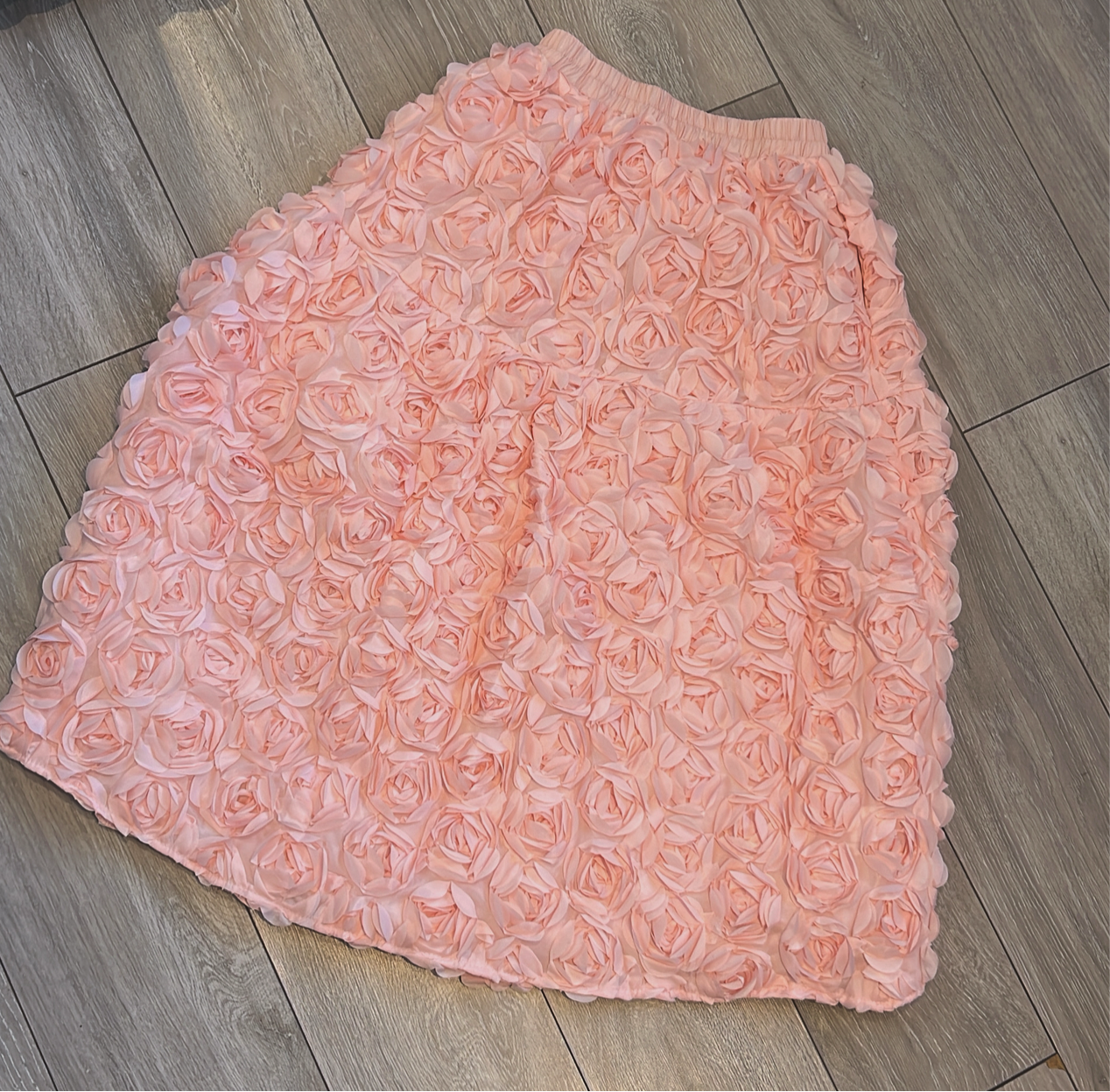 Rose filled long pretty skirt