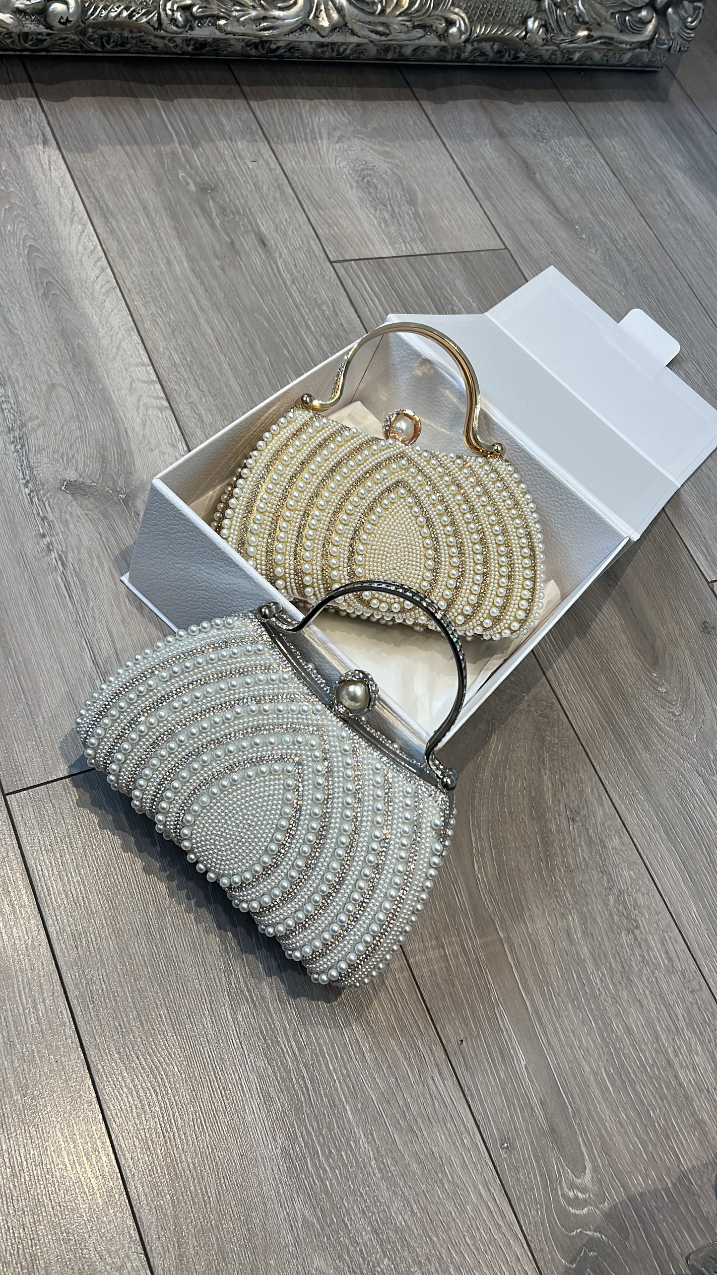 Pearly sparkly bag