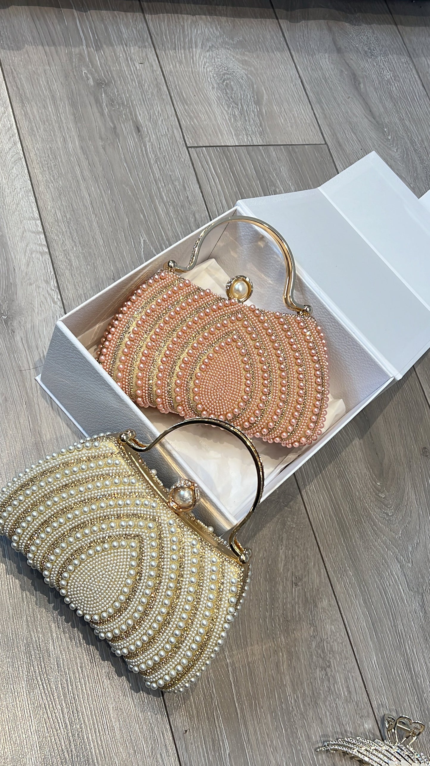 Pearly sparkly bag