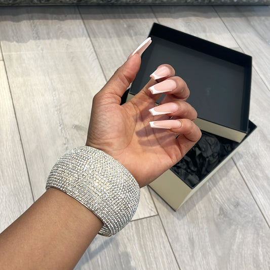 Silver big  bangle